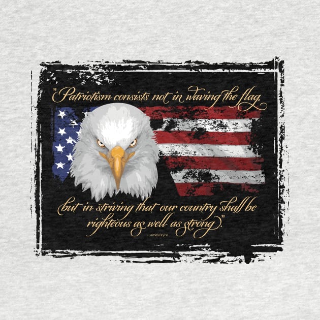 Righteous Patriotism (American pride) - a thoughtful USA tribute by eBrushDesign